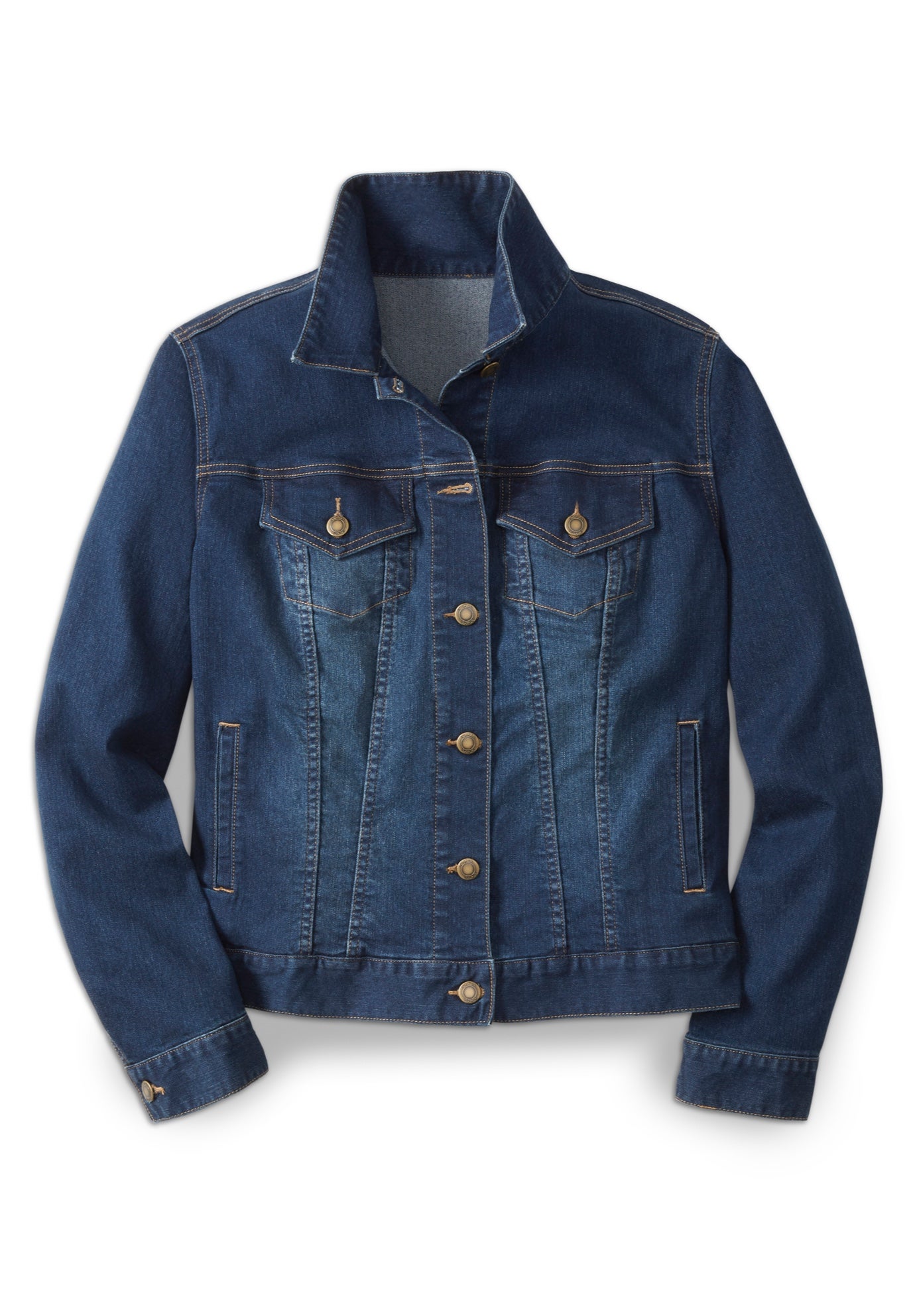 Stretch Denim Jean Jacket image number 1