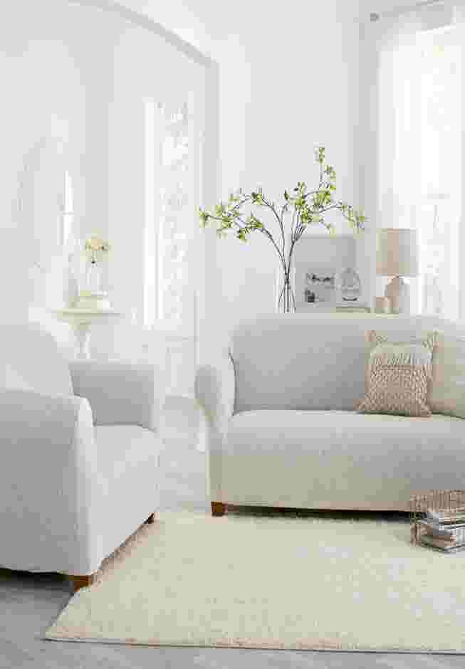BH Studio Ikat Stretch Sofa Slipcover image number 1