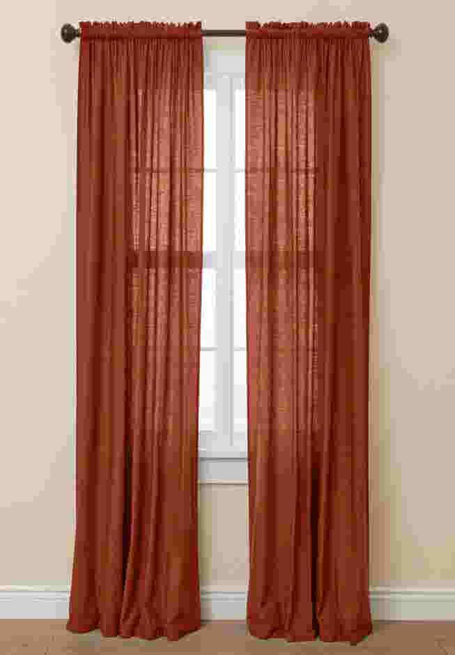 Poly Cotton Canvas Rod-Pocket Panel image number 0