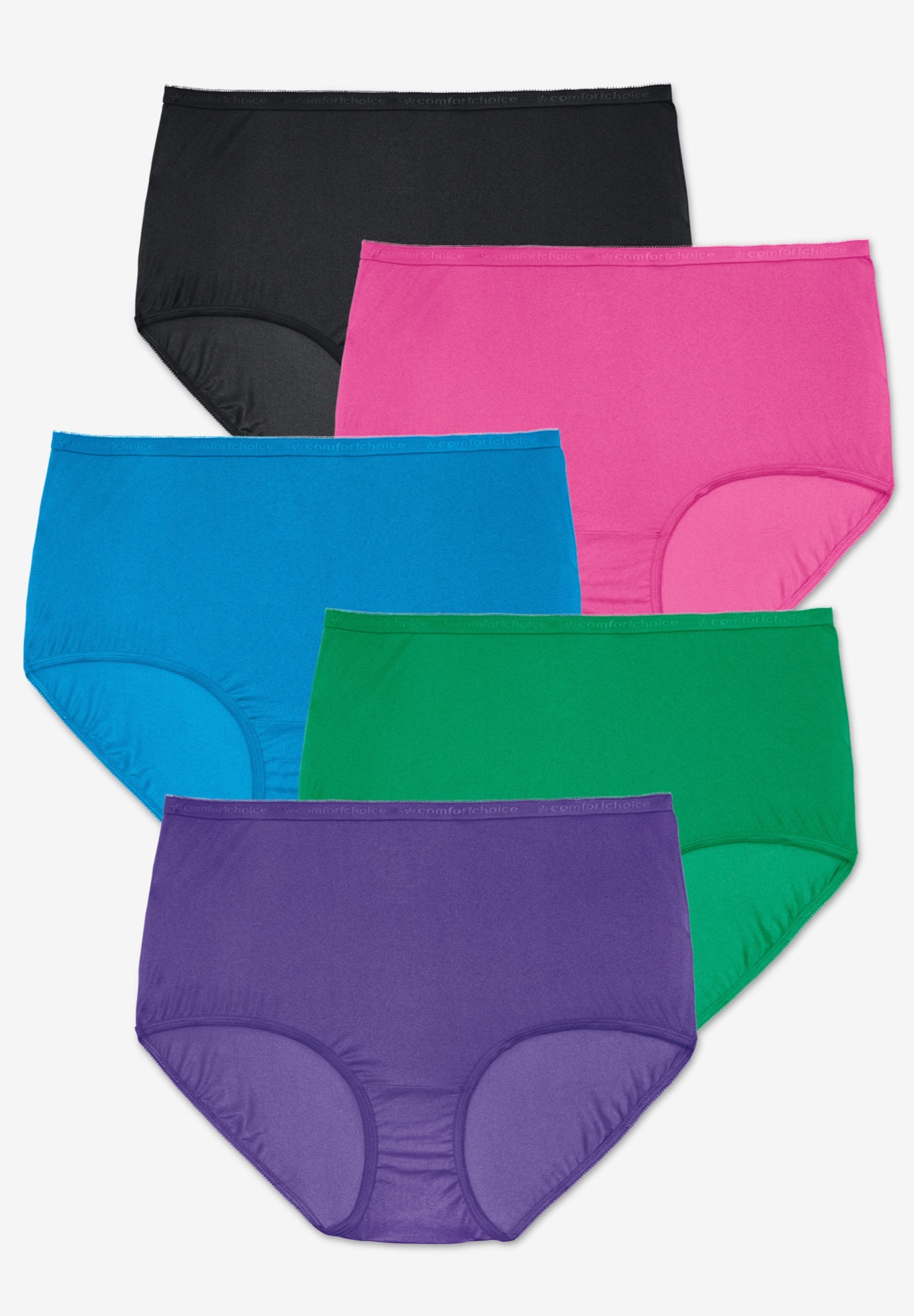 Full Coverage Nylon Brief 5 Pack image number 0