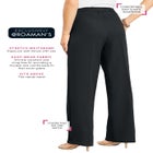 Plus Size Wide Leg Bend Over&reg; Pant image number null