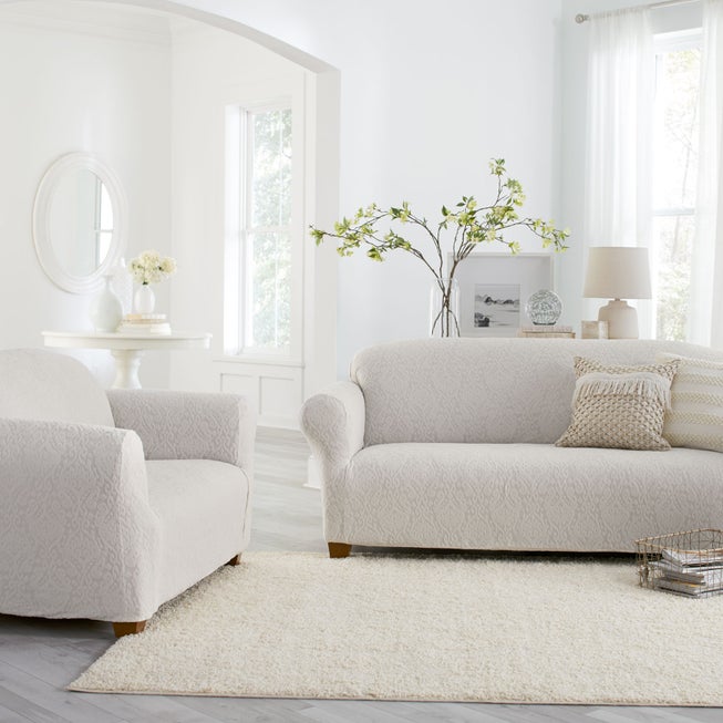 BH Studio Ikat Stretch Recliner Slipcover image number 2