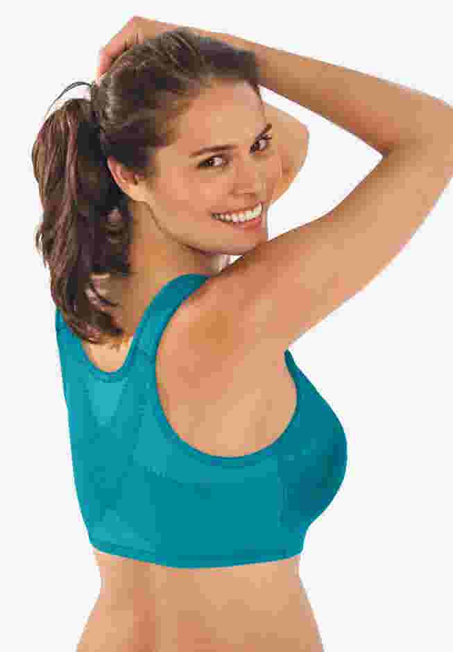 Front Close Wireless Posture Bra image number 1