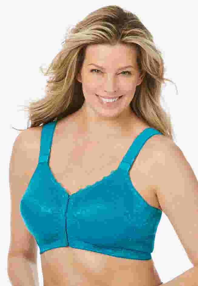 Front Close Wireless Posture Bra image number 0