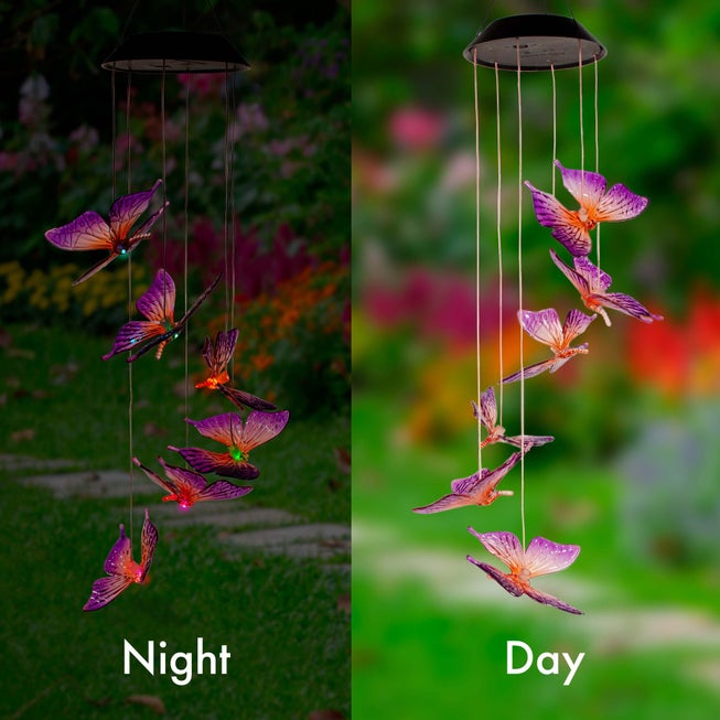 Solar Mobile Butterfly Lights image number 1