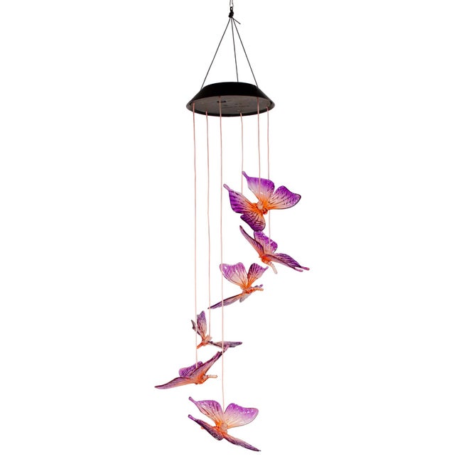 Solar Mobile Butterfly Lights image number 0