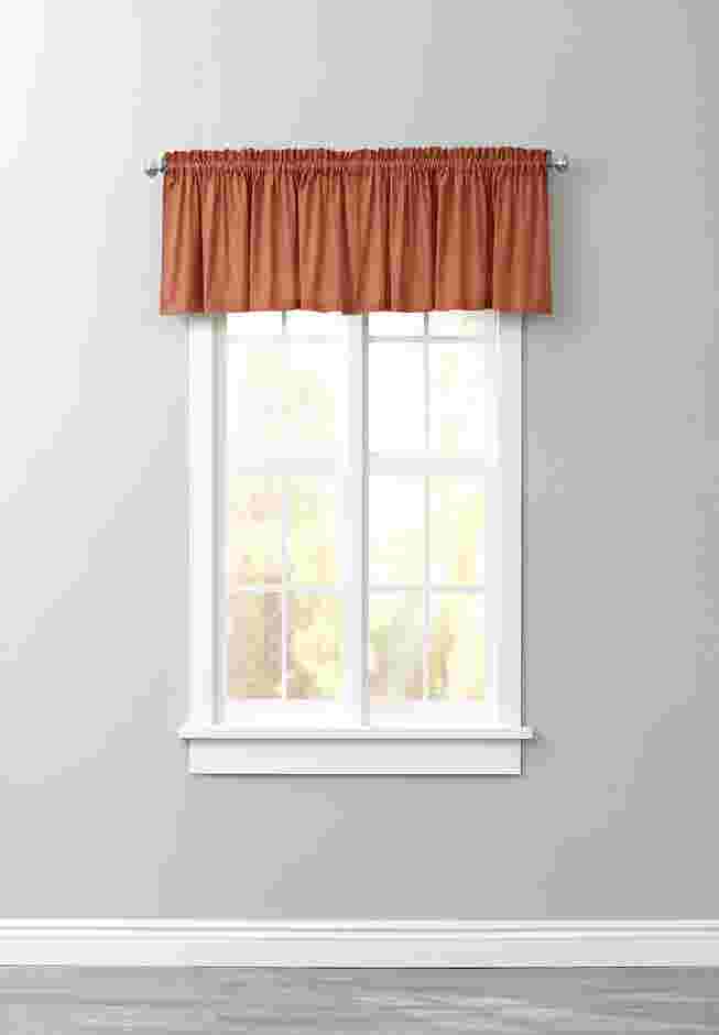 Poly Cotton Canvas Rod-Pocket Valance image number 0