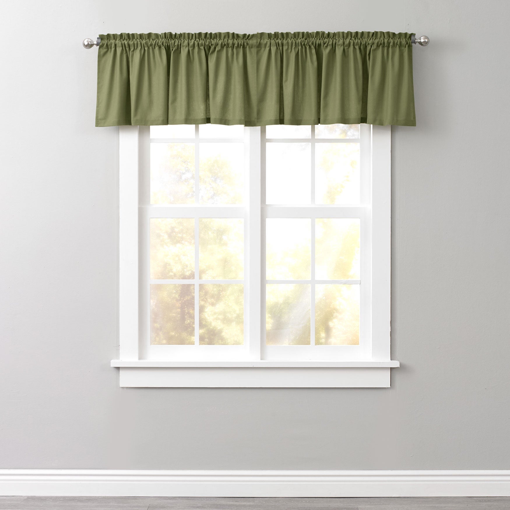 Poly Cotton Canvas Rod-Pocket Valance image number 0