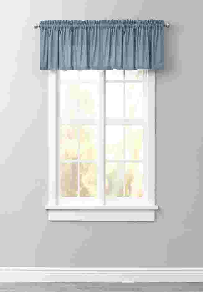 Poly Cotton Canvas Rod-Pocket Valance image number 0