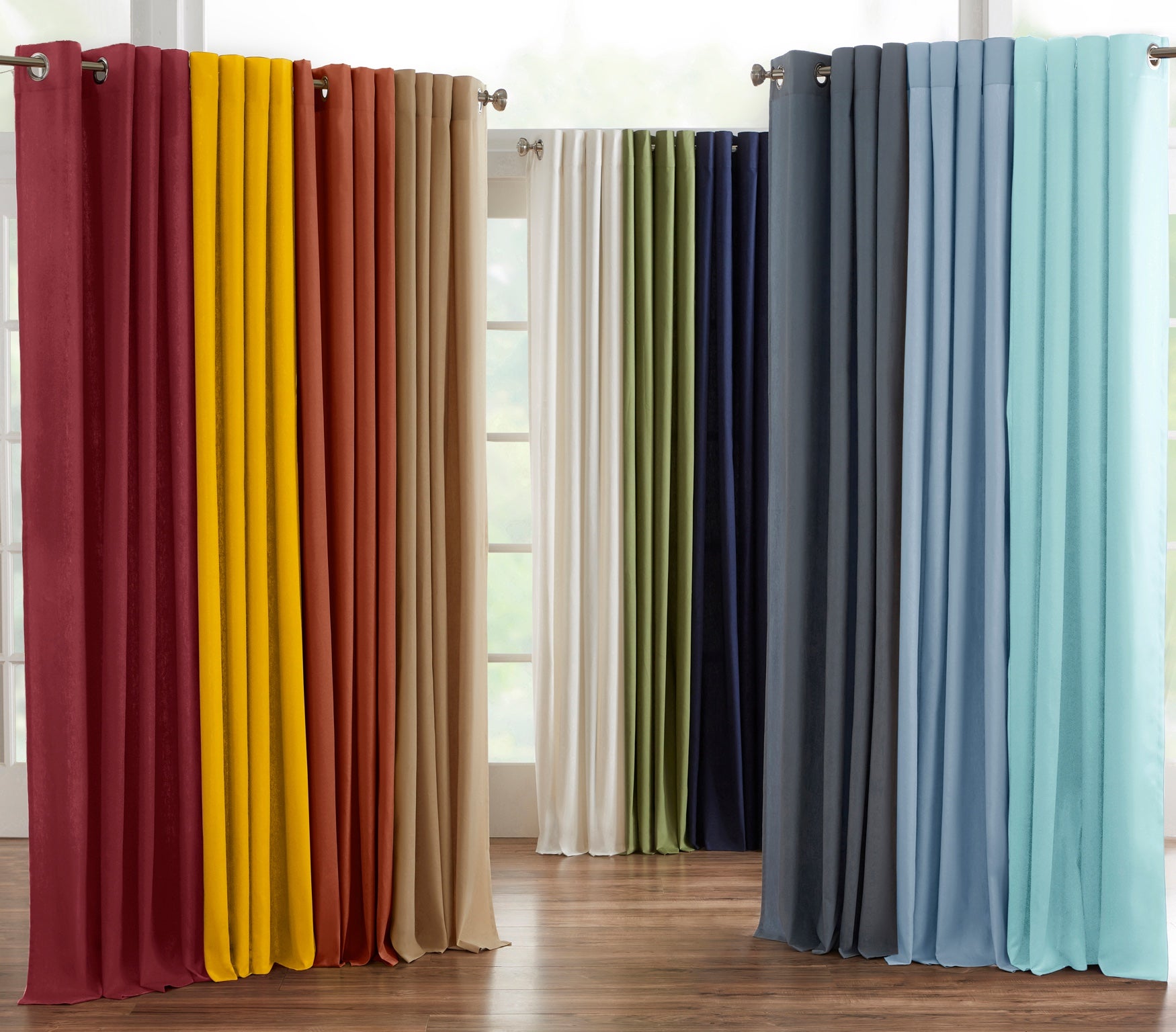 Poly Cotton Canvas Grommet Panel image number 1