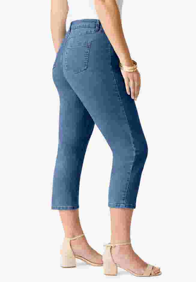 Classic Stretch Capri Jean image number 2