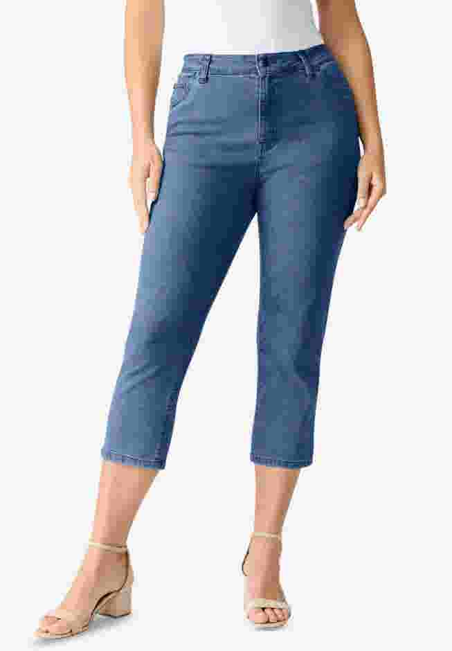 Classic Stretch Capri Jean image number 0
