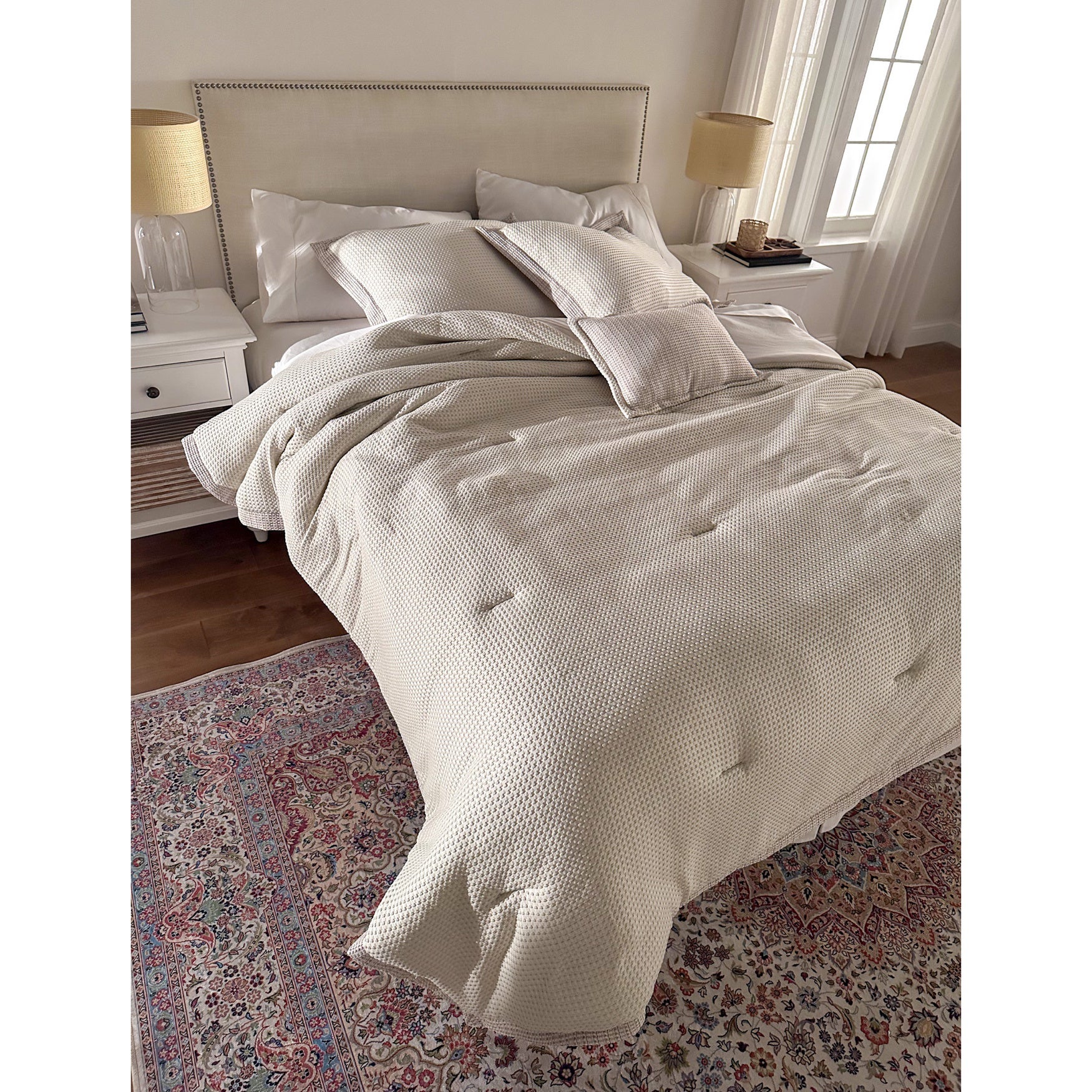 4-pc Textured Comforter Set image number 1