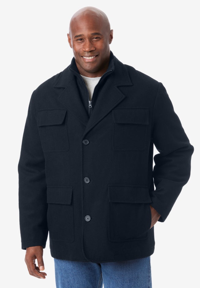 Multi-pocket Wool Inset Jacket image number 0