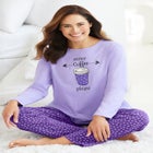 Long Sleeve Knit PJ Set image number null
