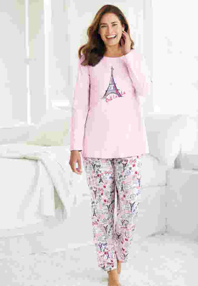 Long Sleeve Knit PJ Set image number 9
