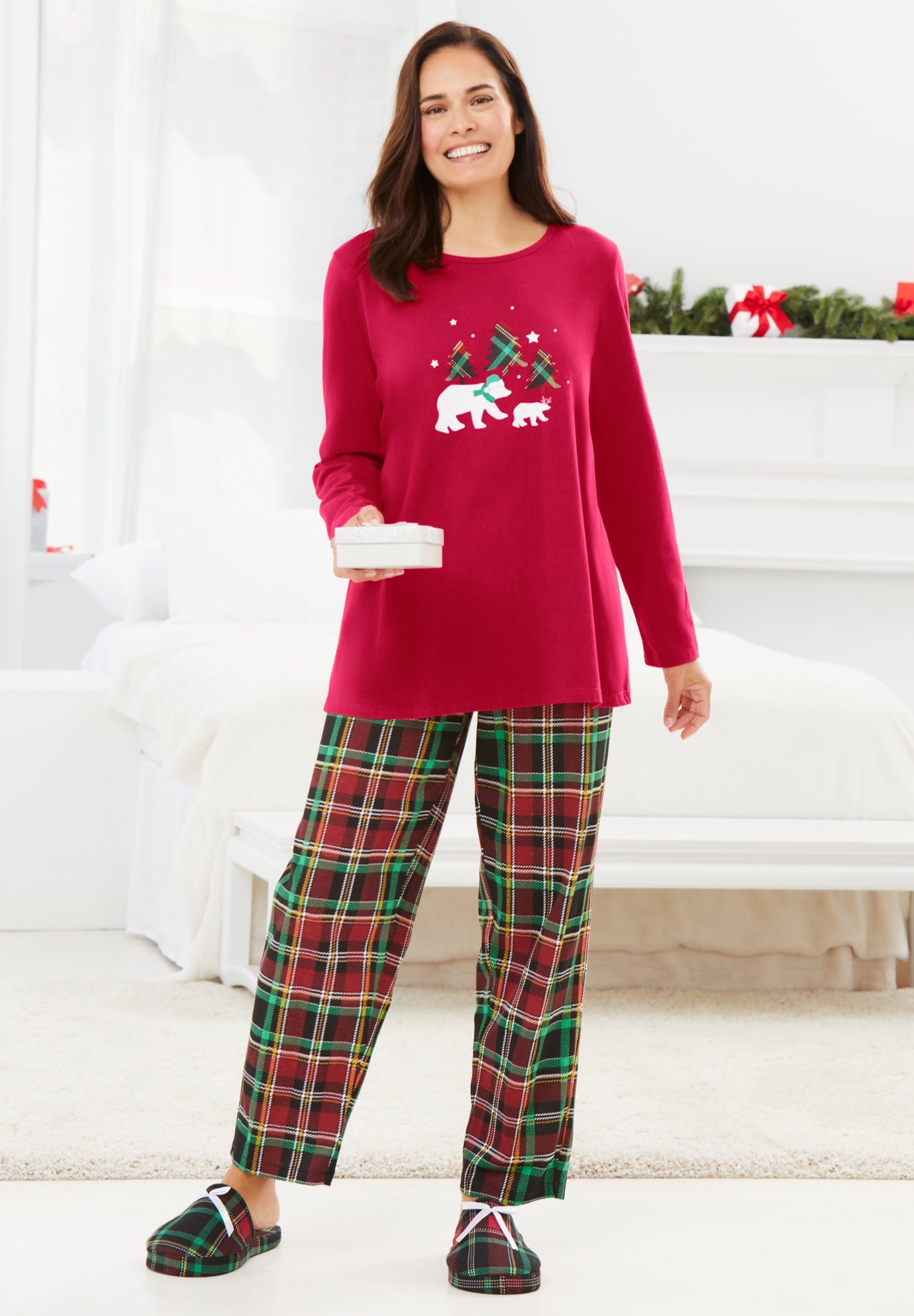 Long Sleeve Knit PJ Set image number 3