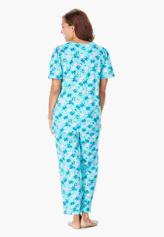 Floral Henley PJ Set image number 1