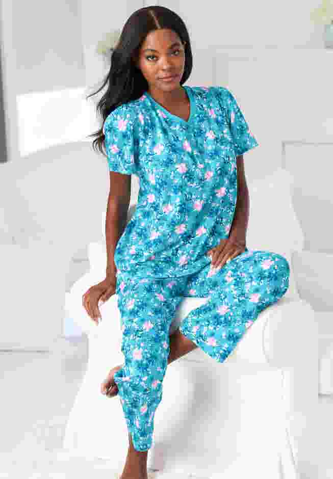 Floral Henley PJ Set image number 5