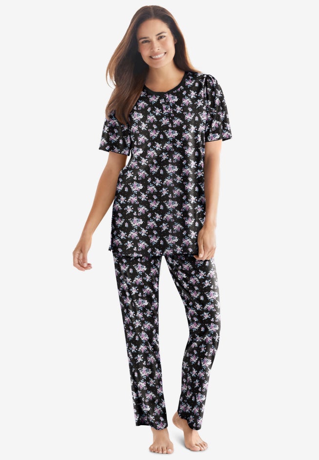 Floral Henley PJ Set image number null