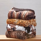 Faux Fur Animal Print Blanket image number null