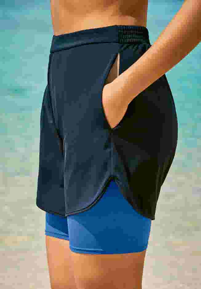 Swim Boardshort with Pop Color Inner Bike Short image number 2