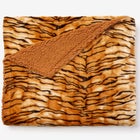 Faux Fur Animal Print Throw image number null