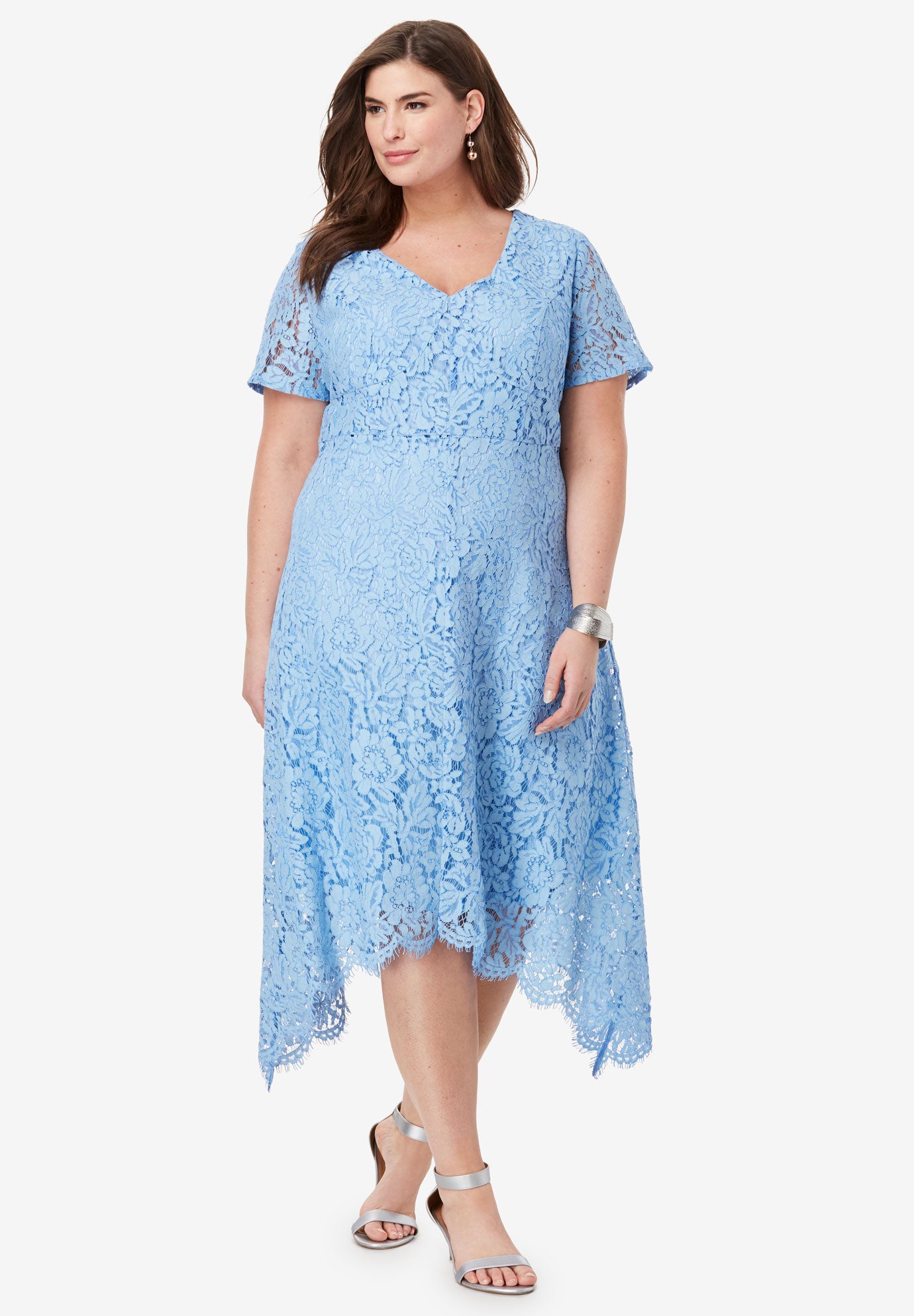 Lace Handkerchief Dress image number 3