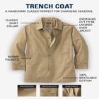 Water-Resistant Trench Coat image number null