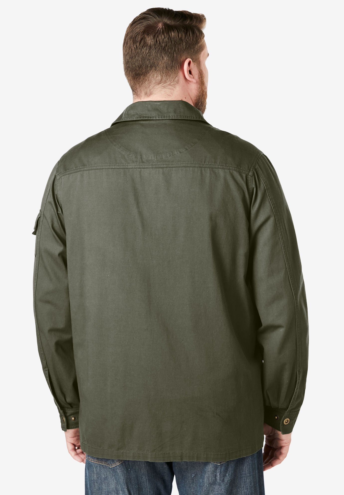 9 Pocket Twill Utility Jacket | Brylane Home