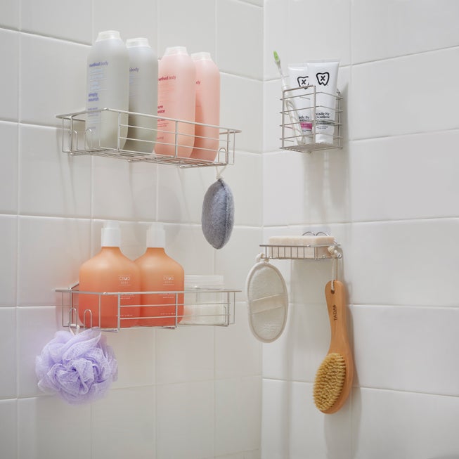 Scroll 4-PC Bathroom Organizer image number null