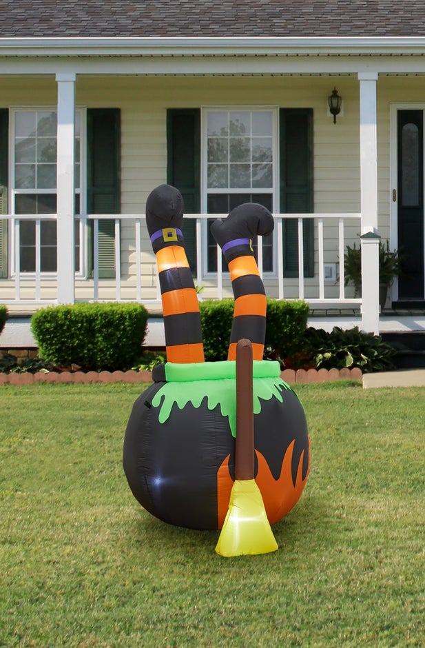 6' Witches Brew Inflatable image number null