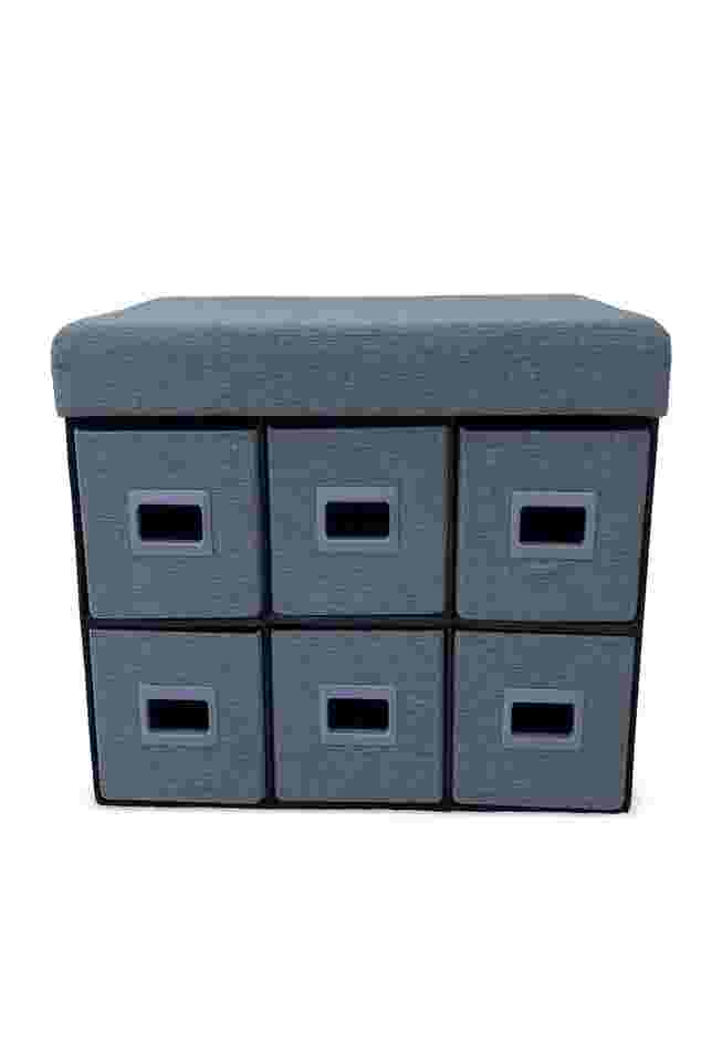 6-Drawer Storage Ottoman image number 1