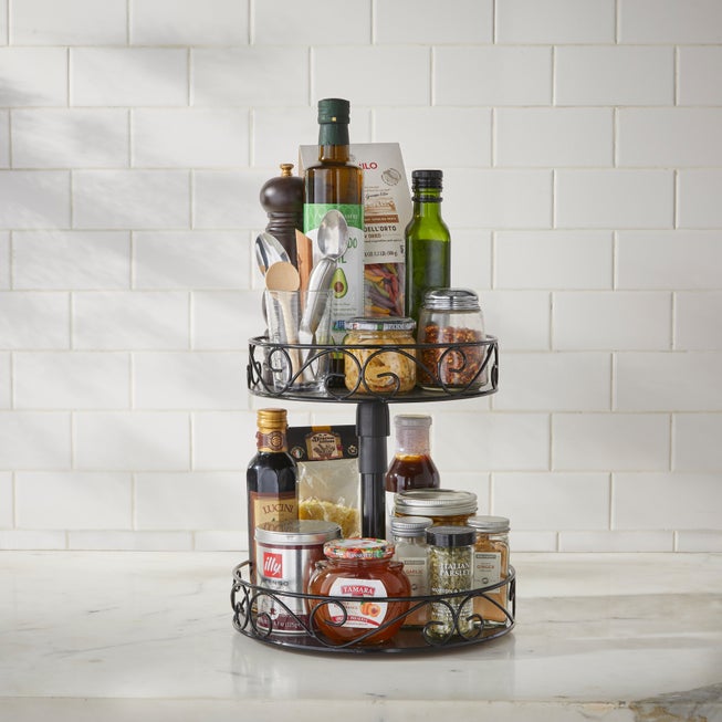 Scroll 2-Tier Lazy Susan image number null