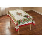 Holly Ribbon Tablecloth 52" x 70" image number null
