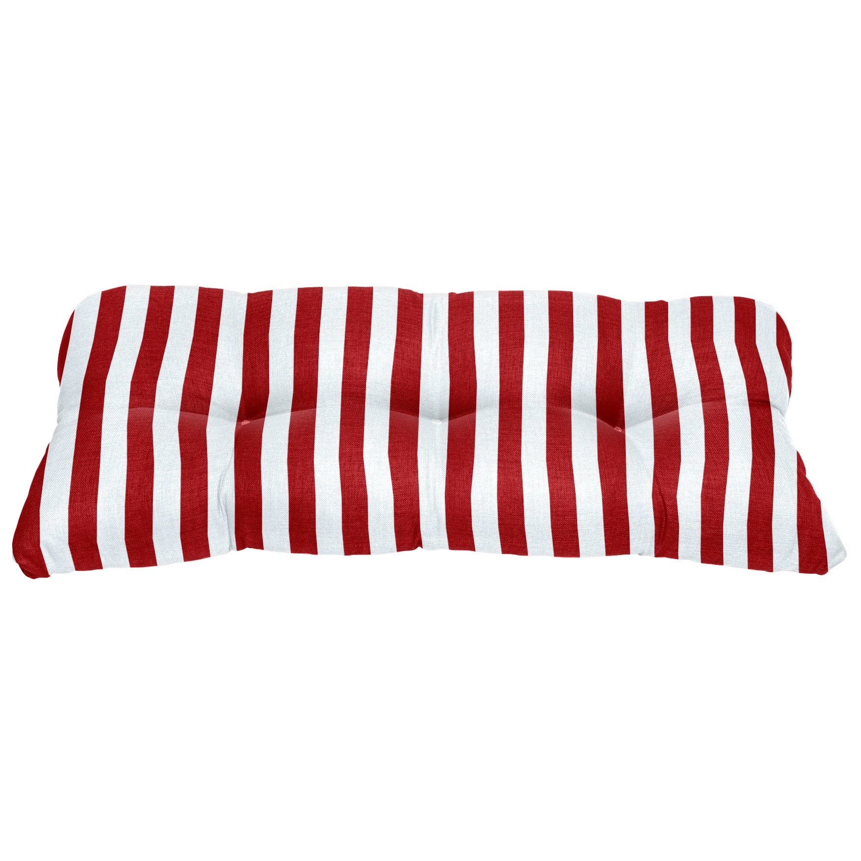 BH Performance Fabric Tufted Wicker Settee Cushion image number 0