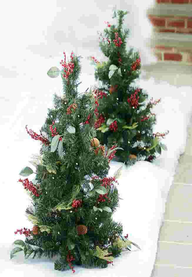 3' Pre-Lit Decorated Stake Tree image number 0