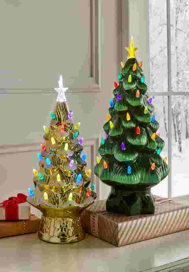 Mr. Christmas Pre-Lit Nostalgic Porcelain Christmas Tree image number 0