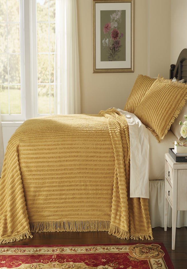 Chenille 100% Cotton Bedspread image number 5