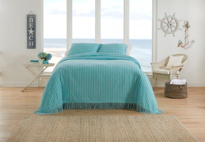 Chenille 100% Cotton Bedspread image number 4