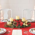 Cordless LED Pre-Decorated Candleholder Centerpiece image number null
