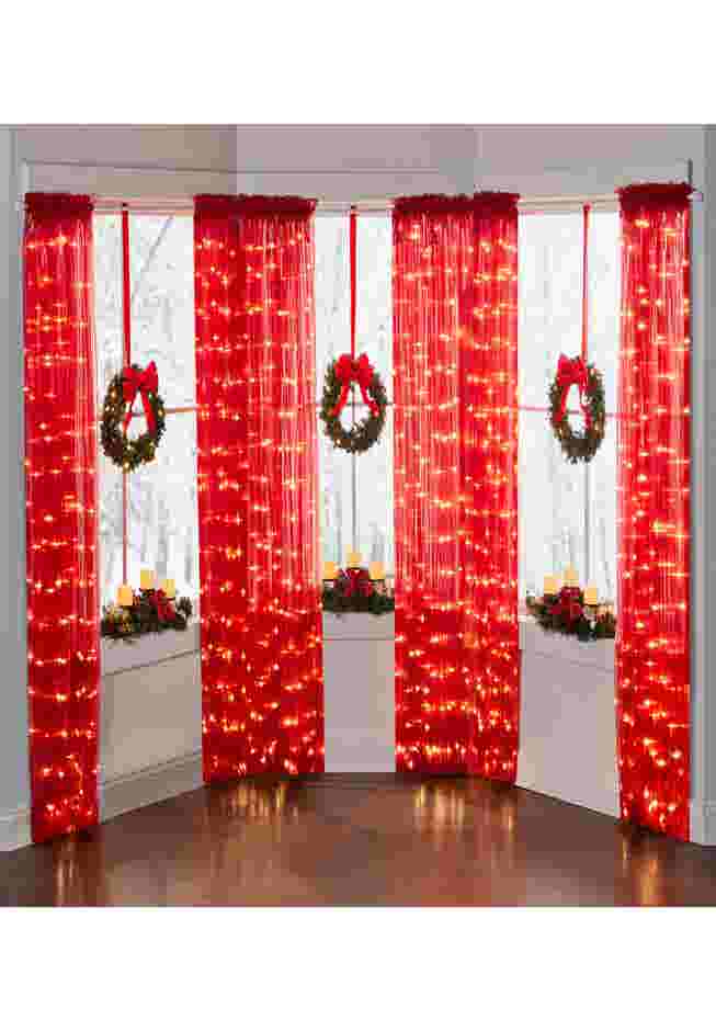Set Of 3 Cordless Pre-Lit Mini Christmas Wreaths image number 3