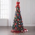 Fully Decorated Pre-Lit 7&frac12; Ft. Pop-Up Christmas Tree image number 0
