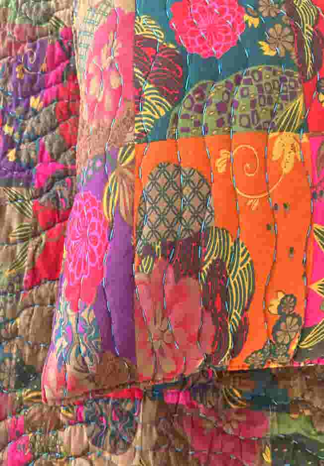 Floral Quilted Bedspread image number 2