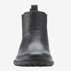 Sherpa Lined Faux Leather Chelsea Bootie image number null