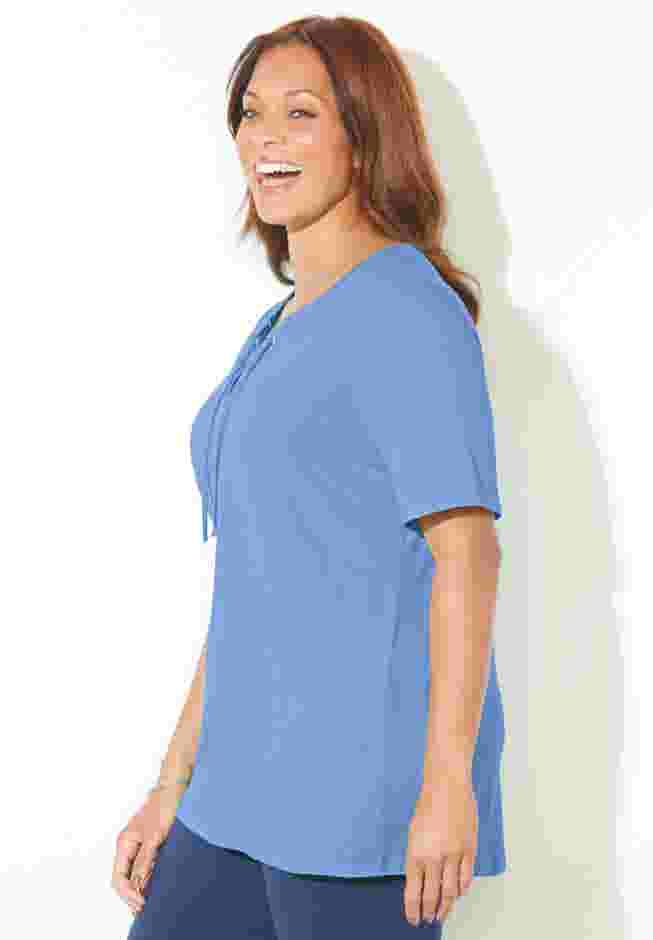 Suprema® Lace-Up Tee image number 2