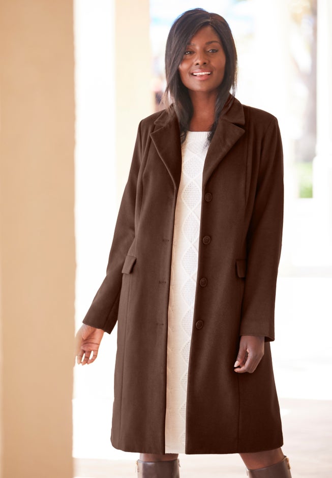 Notch Collar Wool Coat image number 3