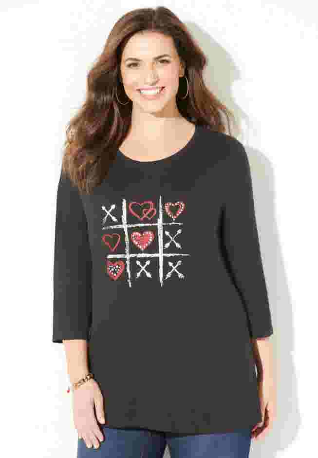 Glitter Graphic Tee image number 0