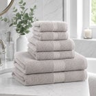 BH Studio 6-Piece 100% Cotton Bath Towel Set, 550 GSM image number null