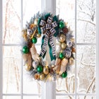 26" Pre-Lit Flocked Majesty Wreath image number null